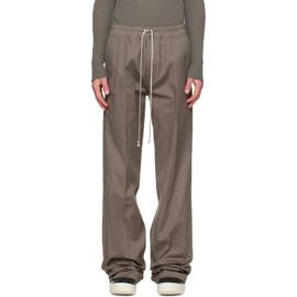 Rick Owens Rick Owens Gray Tower Dietrich Drawstring Trousers