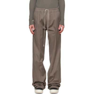 Rick Owens Rick Owens Gray Tower Dietrich Drawstring Trousers