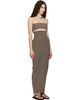 Rick Owens Rick Owens Gray Tower Dirt Pillar Maxi Skirt - 2