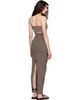 Rick Owens Rick Owens Gray Tower Dirt Pillar Maxi Skirt - 3