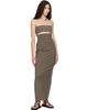 Rick Owens Rick Owens Gray Tower Dirt Pillar Maxi Skirt - 4