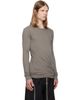 Rick Owens Rick Owens Gray Tower Double LS T-shirt - 2