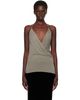 Rick Owens Rick Owens Gray Tower Draped Top - 1