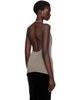 Rick Owens Rick Owens Gray Tower Draped Top - 3