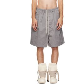 Rick Owens Rick Owens Gray Tower Faun Shorts