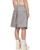 Rick Owens Rick Owens Gray Tower Faun Shorts - 3