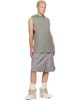 Rick Owens Rick Owens Gray Tower Faun Shorts - 4