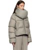 Rick Owens Rick Owens Gray Tower Funnel Neck Down Jacket - 2