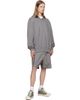 Rick Owens Rick Owens Gray Tower Heavy Jersey Hoodie - 4