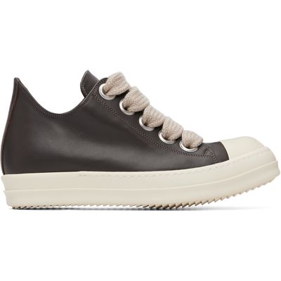 Rick Owens Rick Owens Gray Tower Jumbolace Low Sneakers