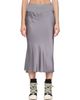 Rick Owens Rick Owens Gray Tower Knee Bias Midi Skirt - 1