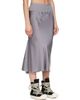Rick Owens Rick Owens Gray Tower Knee Bias Midi Skirt - 2