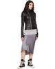Rick Owens Rick Owens Gray Tower Knee Bias Midi Skirt - 4