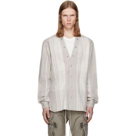 Rick Owens Rick Owens Gray Tower Larry Fogpocket Shirt