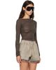Rick Owens Rick Owens Gray Tower LS Temple T-shirt - 2