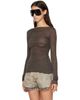 Rick Owens Rick Owens Gray Tower LS Temple T-shirt - 4