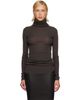 Rick Owens Rick Owens Gray Tower LS Tube Turtleneck - 1