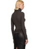 Rick Owens Rick Owens Gray Tower LS Tube Turtleneck - 3