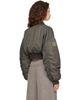 Rick Owens Rick Owens Gray Tower Micro Secchia Flight Bomber Jacket - 3