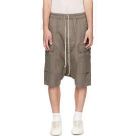 Rick Owens Rick Owens Gray Tower Pods Cargo Shorts