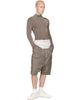 Rick Owens Rick Owens Gray Tower Pods Cargo Shorts - 4