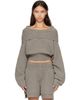 Rick Owens Rick Owens Gray Tower Pull Hoodie - 1