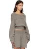 Rick Owens Rick Owens Gray Tower Pull Hoodie - 2
