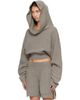Rick Owens Rick Owens Gray Tower Pull Hoodie - 4