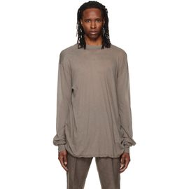 Rick Owens Rick Owens Gray Tower Rick S Jumbo L/S T-shirt