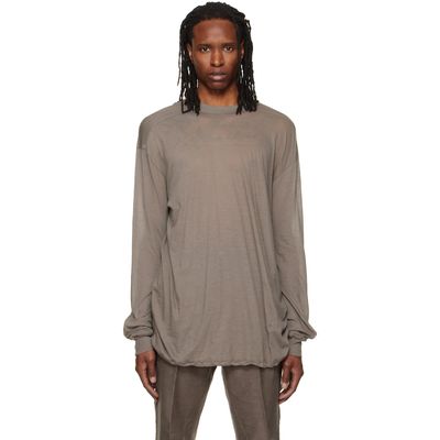 Rick Owens Rick Owens Gray Tower Rick S Jumbo L/S T-shirt