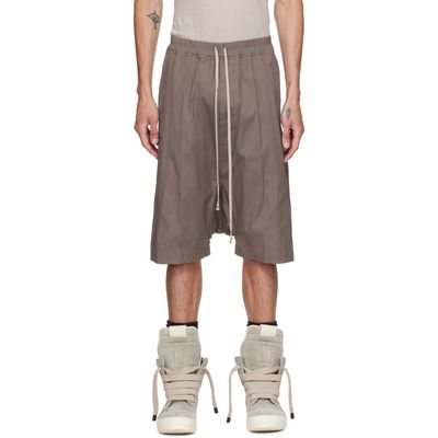 Rick Owens Rick Owens Gray Tower Rick S Pods Shorts