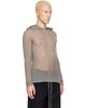 Rick Owens Rick Owens Gray Tower Sheer Hoodie - 2