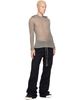 Rick Owens Rick Owens Gray Tower Sheer Hoodie - 4