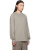 Rick Owens Rick Owens Gray Tower Short Crewneck LS T-shirt - 2