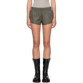 Rick Owens Rick Owens Gray Tower Shorts