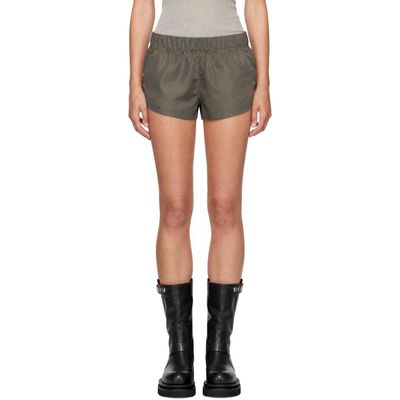 Rick Owens Rick Owens Gray Tower Shorts