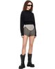 Rick Owens Rick Owens Gray Tower Shorts - 4