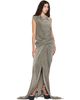 Rick Owens Rick Owens Gray Tower Strutter Maxi Dress - 4