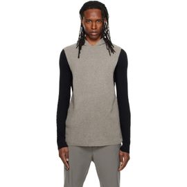 Rick Owens Rick Owens Gray Tower Tank Hoodie