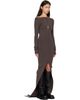 Rick Owens Rick Owens Gray Tower Tight Maxi Dress - 2