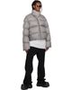 Rick Owens Rick Owens Gray Tower Turtle Down Jacket - 4