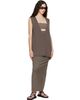 Rick Owens Rick Owens Gray Tower Wool Knit V Neck Vest - 4