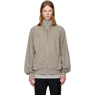 Rick Owens Rick Owens Gray Tower Zipfront Jogger Jacket