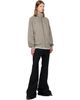 Rick Owens Rick Owens Gray Tower Zipfront Jogger Jacket - 4