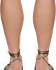 Rick Owens Rick Owens Gunmetal Hollywood Web Granola Sandals - 2