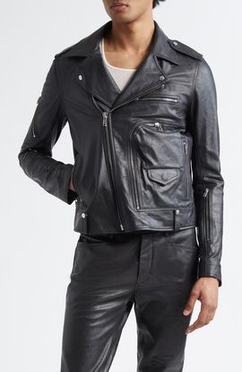 Rick Owens Rick Owens Hollywood Bauhaus Stooges Leather Jacket