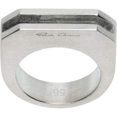Rick Owens Rick Owens Hollywood Crystal Beveled Ring