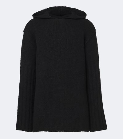 Rick Owens Rick Owens Hooded cashmere and silk sweater
