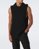 Rick Owens Rick Owens Hooded ribbed-knit virgin wool tank top - 3