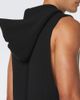Rick Owens Rick Owens Hooded ribbed-knit virgin wool tank top - 6